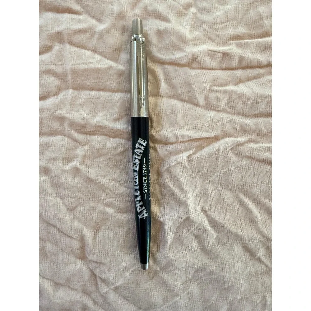Vintage Parker Jotter Ballpoint Pen Appleton Estate Jamaica‎ Rum Advertising Blk